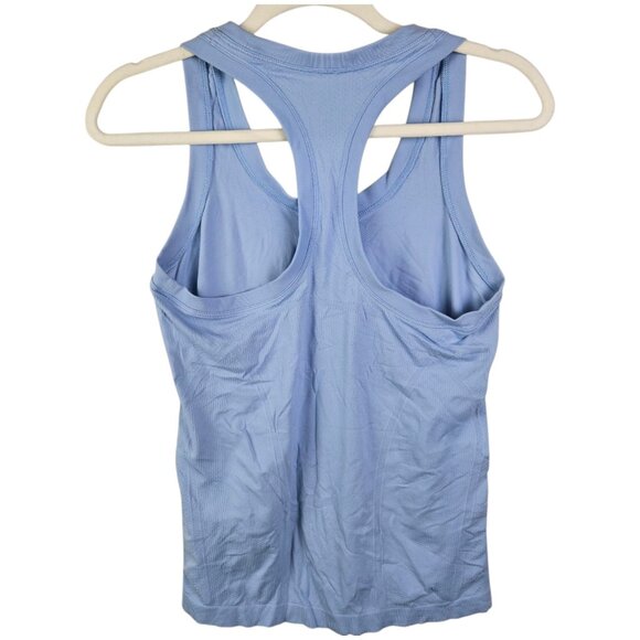 Athleta Momentum Seamless Racerback Tank Light Blue - Picture 3 of 7